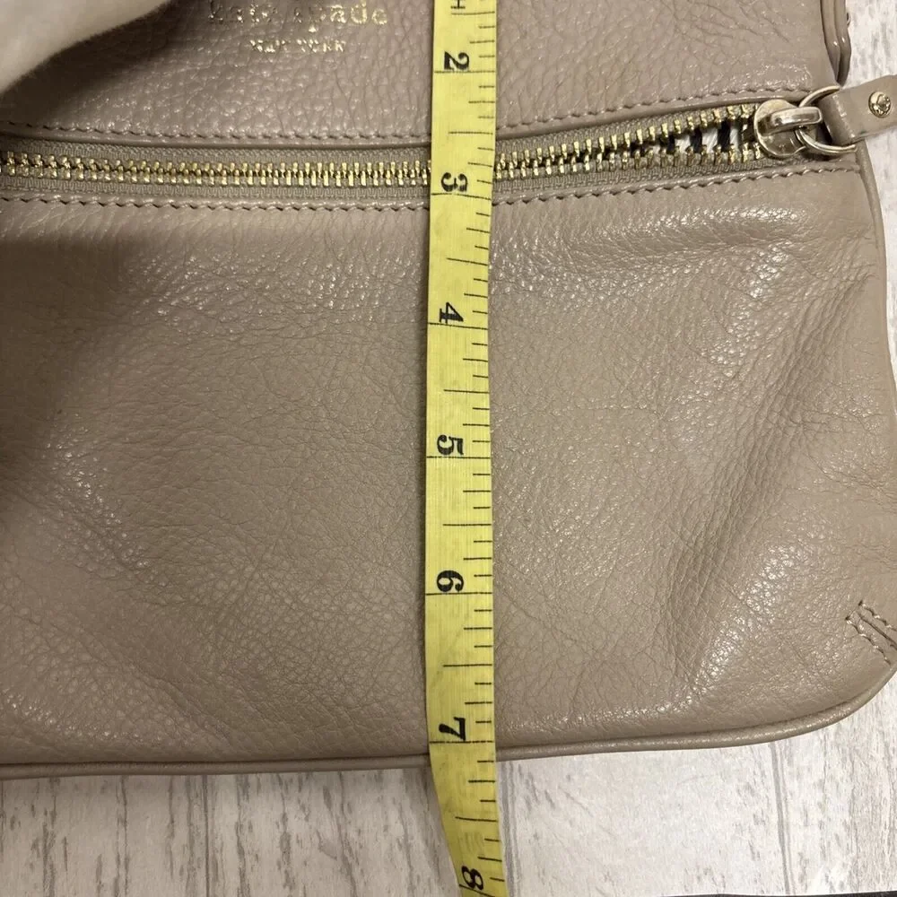 Womens Kate Spade Beige Crossbody Leather Bag